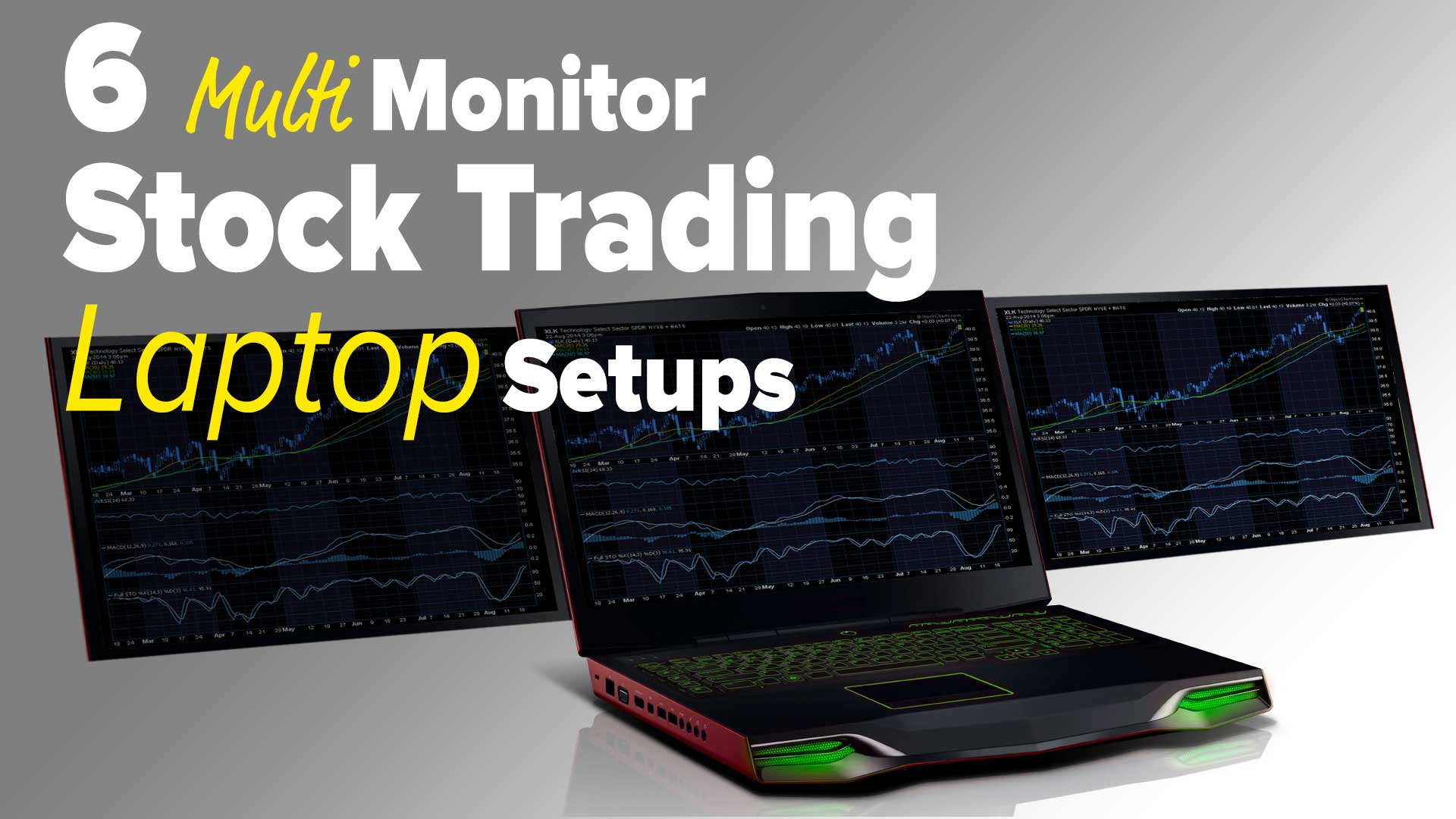 6 Mobile Multi Monitor Day Trading Laptop Setup Options