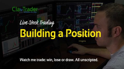 Live Stock Trades - Building a Position