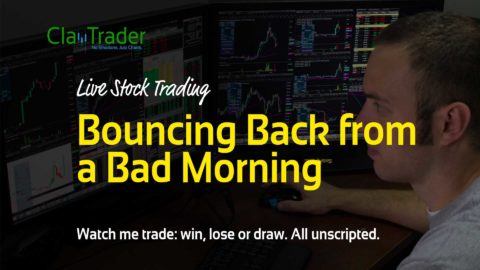 Live Stock Trades - Bouncing Back from a Bad Morning