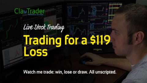 Live Stock Trades - Trading for a $119 Loss