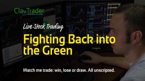 Live Stock Trades - Fighting Back into the Green