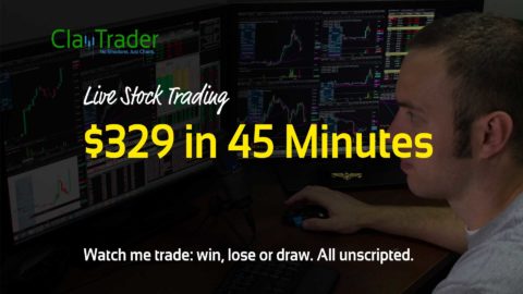 Live Stock Trading - $329 in 45 Minutes