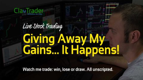 Live Stock Trading - Giving Away My Gains... It Happens!