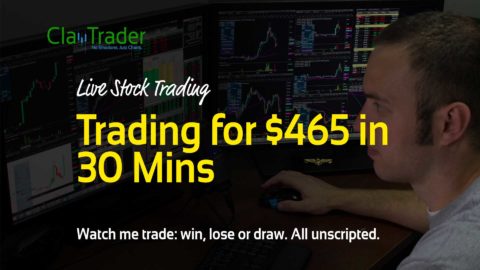 Live Stock Trades - Trading for $465 in 30 Mins