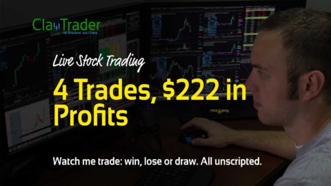 Live Stock Trades - 4 Trades, $222 in Profits