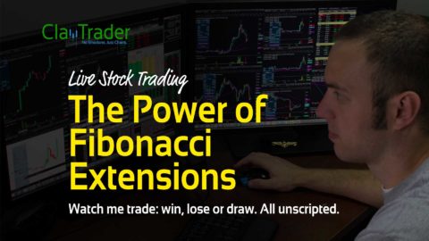 Live Stock Trading - The Power of Fibonacci Extensions