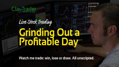 Live Stock Trading - Grinding Out a Profitable Day