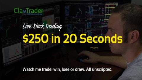 Live Stock Trading - $250 in 20 Seconds
