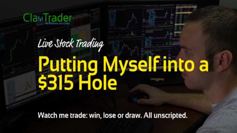 Live Stock Trading - Putting Myself into a $315 Hole