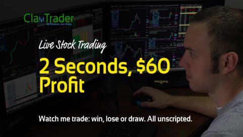 Live Stock Trading - 2 Seconds, $60 Profit