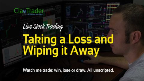 Live Stock Trading - Taking a Loss and Wiping it Away