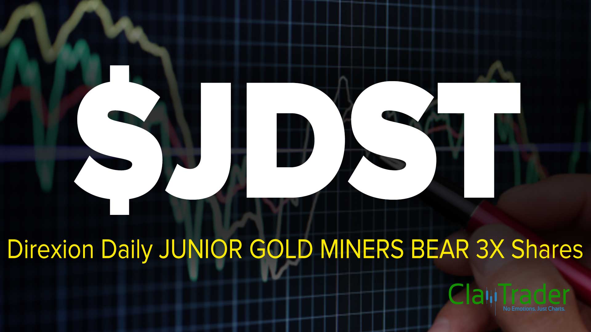 Direxion Daily JUNIOR GOLD MINERS BEAR 3X Shares ($JDST) Stock Chart Technical Analysis