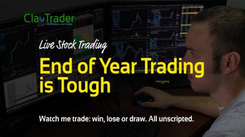 Live Stock Trading - End of Year Trading is Tough