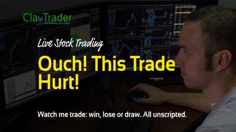 Live Stock Trading - Ouch! This Trade Hurt!