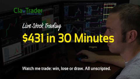 Live Stock Trading - $431 in 30 Minutes