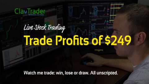 Live Stock Trading - Trade Profits of $249