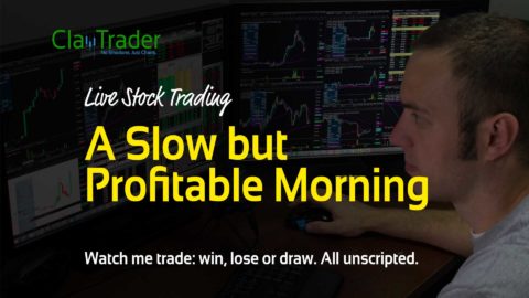 Live Stock Trading - A Slow but Profitable Morning