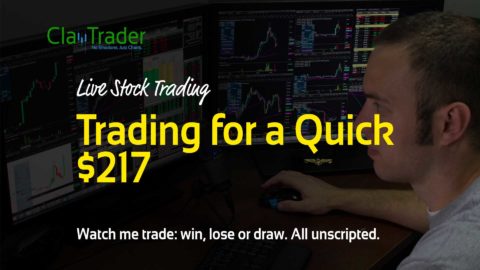 Live Stock Trading - Trading for a Quick $217