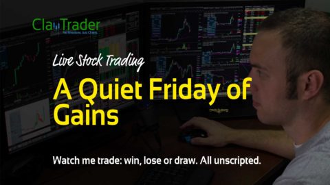 Live Stock Trading - A Quiet Friday of Gains
