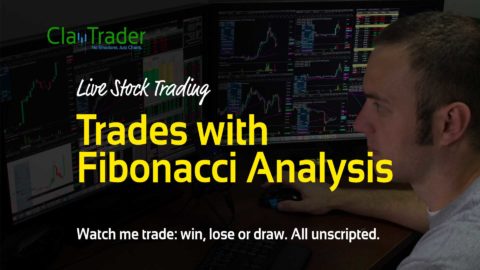 Live Stock Trading - Trades with Fibonacci Analysis