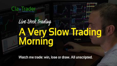 Live Stock Trading - A Very Slow Trading Morning
