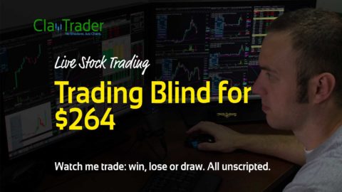 Live Stock Trading - Trading Blind for $264‏