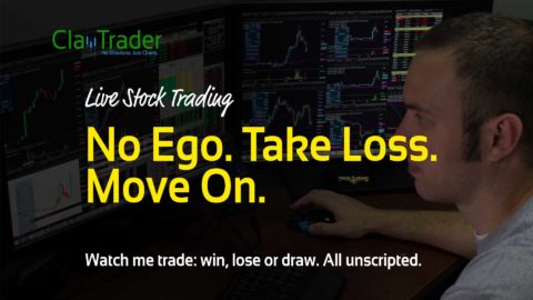 Live Stock Trading - No Ego. Take Loss. Move On.