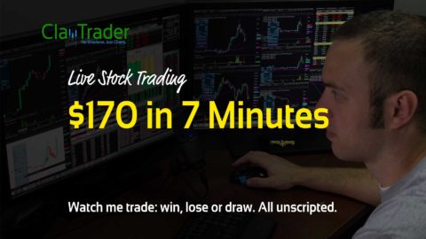 Live Stock Trading - $170 in 7 Minutes‏