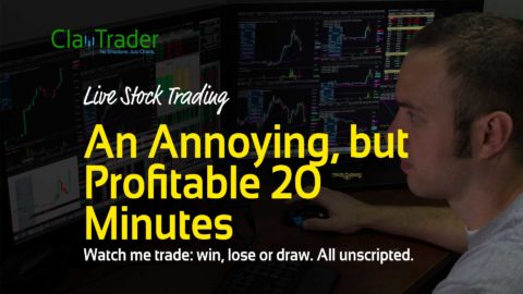 Live Stock Trading - An Annoying, but Profitable 20 Minutes