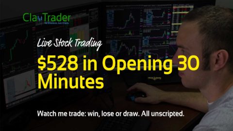 Live Stock Trading - $528 in Opening 30 Minutes