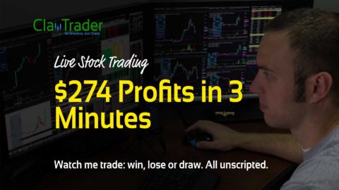 Live Stock Trading - $274 Profits in 3 Minutes