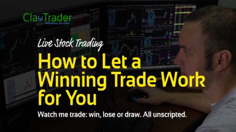 Live Stock Trading - How to Let a Winning Trade Work for You