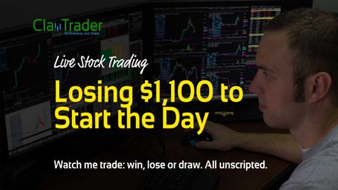 Live Stock Trading - Losing $1,100 to Start the Day