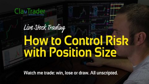Live Day Trading - How to Control Risk with Position Size