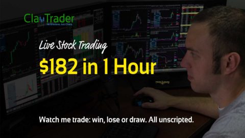 Live Day Trading - $182 in 1 Hour
