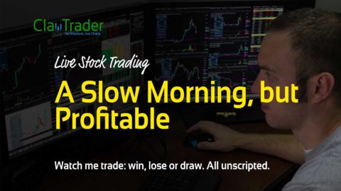 Live Stock Trading - A Slow Morning, but Profitable