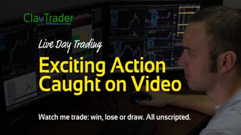 Live Day Trading - Exciting Action Caught on Video