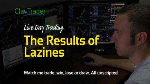 Live Day Trading - The Results of Laziness