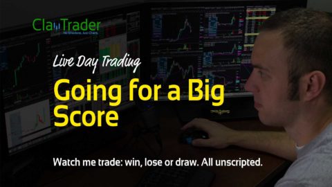 Live Day Trading - Going for a Big Score