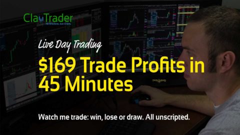 Live Day Trading - $169 Trade Profits in 45 Minutes