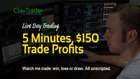 Live Day Trading - 5 Minutes, $150 Trade Profits