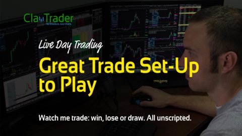 Live Day Trading - Great Trade Set-Up to Play