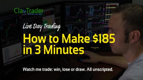 Live Day Trading - How to Make $185 in 3 Minutes
