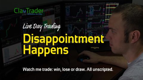 Live Day Trading - Disappointment Happens