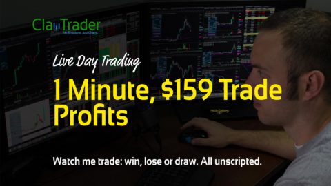 Live Day Trading - Live Day Trading - 1 Minute, $159 Trade Profits