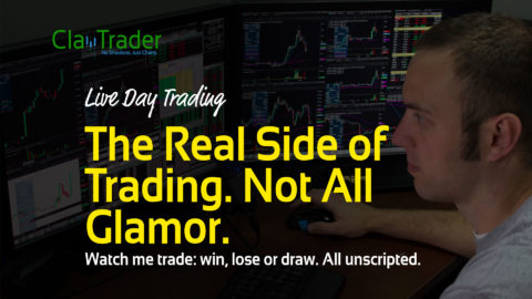 Live Day Trading - The Real Side of Trading. Not All Glamor.