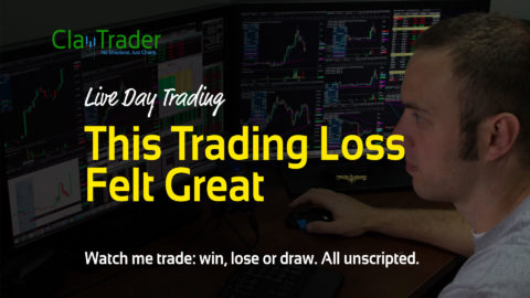Live Day Trading - This Trading Loss Felt Great