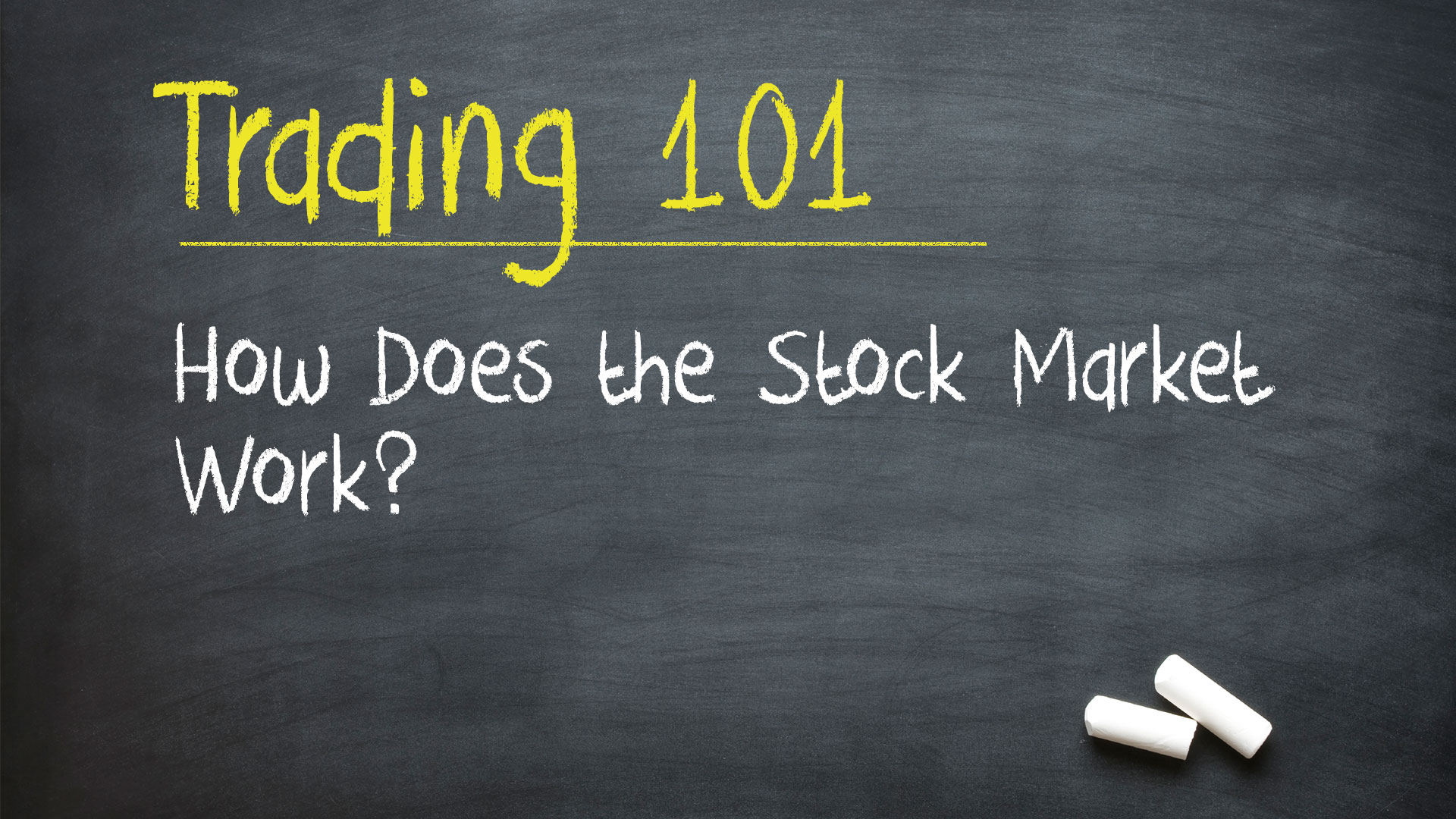 How To Work In Stock Market