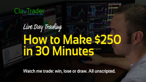 Live Day Trading - How to Make $250 in 30 Minutes