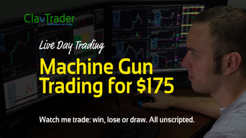 Live Day Trades - Machine Gun Trading for $175